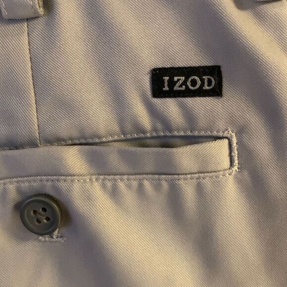 Pre Owned Men's Izod Golf Athletic Shorts Gray Sz 32 Functional Style - Picture 11 of 13